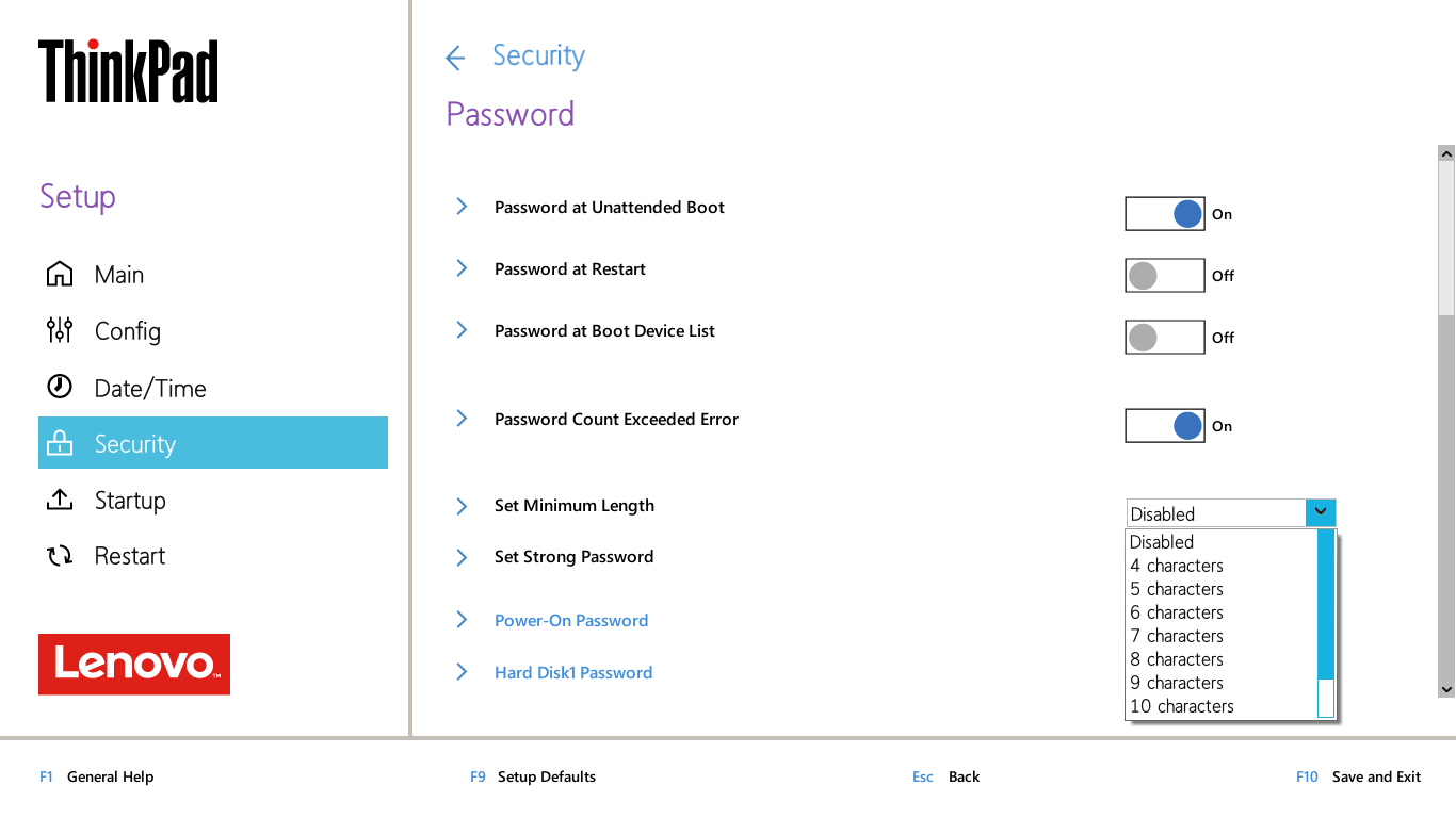 Passwordlength